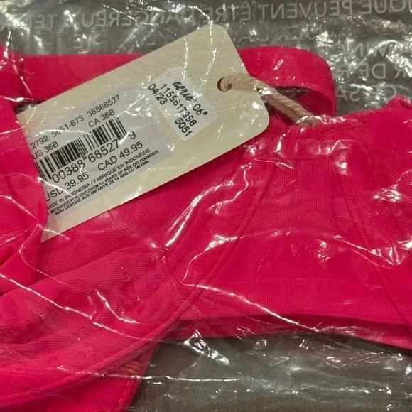 🍀 AERIE NWT SMOOTHEZ UNLINED MESH BRA FULL COVERAGE 36 B - Picture 5 of 5